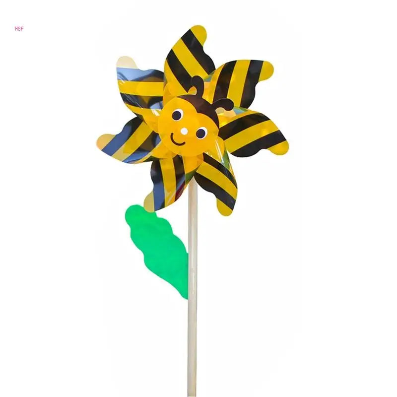 Wind Spinner Cartoon Pinwheel Kits Rotation Windmill Wedding Ornament Kids Outdoor Toy Kindergarten Lawn Garden Decors