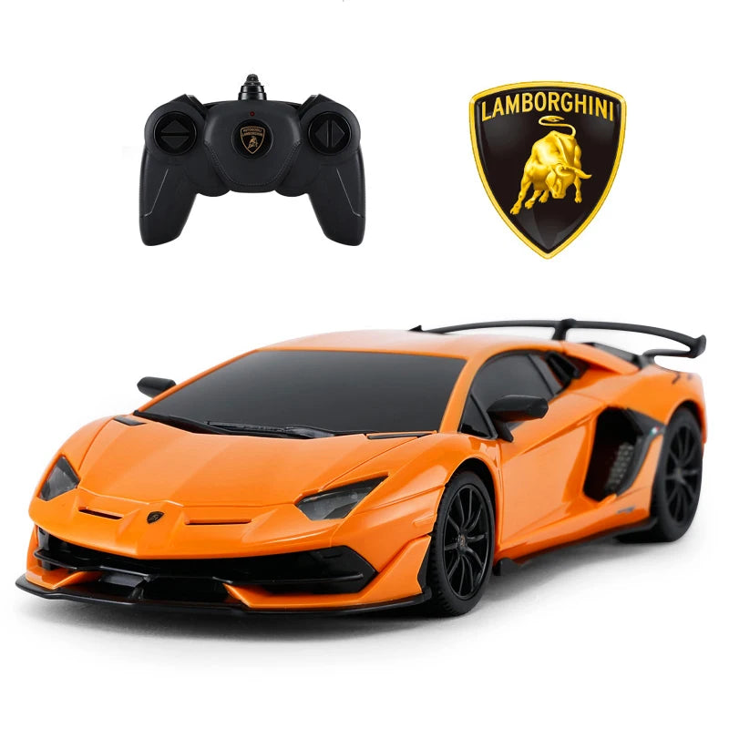 Lamborghini Aventador SVJ RC car 1:24 Scale Remote Control Toy Radio Controlled Car Model Auto Machine Gift for Kids Adults