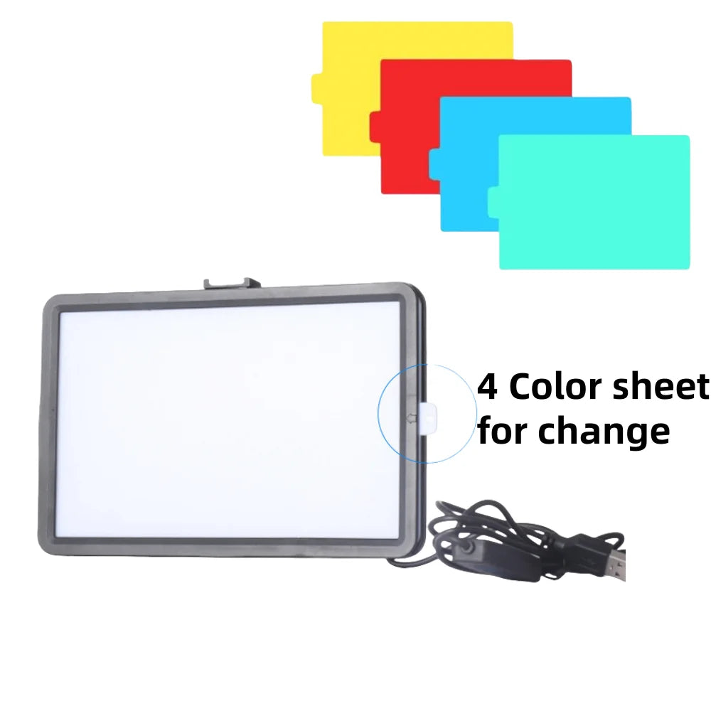 8 Inch Photo Studio LED 3000-6000k Lighting Video Fill Lamp Light Panel Photography for Live Streaming Youbube RGB