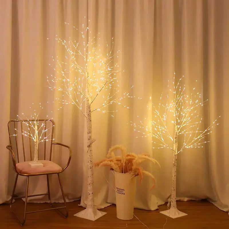 NEW DIY Christmas Tree Birch Glowing Branch Light Night LED Suitable for Home Bedroom Wedding Party Decoration Housewarming Gift