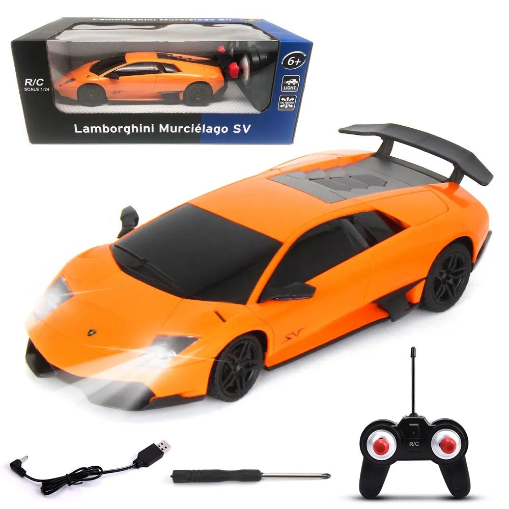 1PCS Officially Licensed Lamborghini/ Benz/Bugatti Remote Control Car,1:24 Scale RC Cars Gift for Kids Age 3+Year Old Boys/Girls