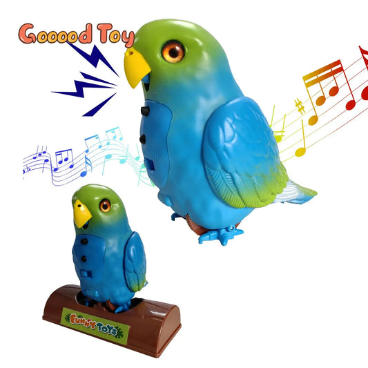 Funny Children's Toys Electric Parrot Hand Gesture Sensing Pet Birds Talking Walking Singing Toys Birthday Gift for Girls Boys