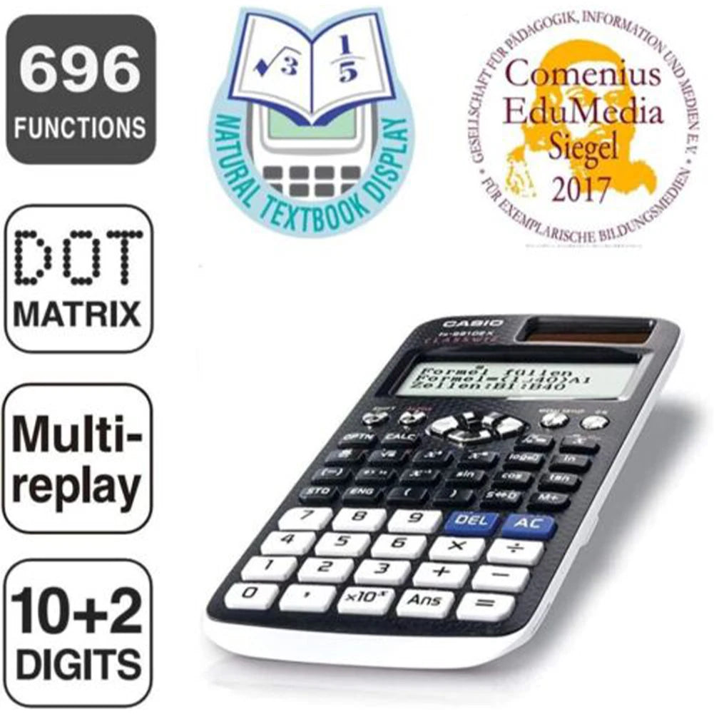 991EX Scientific Calculator Original Digital Large Display 696 Functions For High School University Solar Scientific Calculator