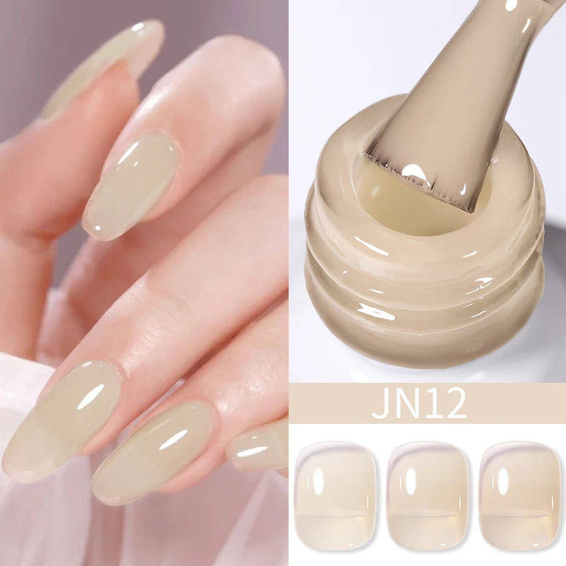 BORN PRETTY 10ML 8-in-1 Strong Nail Glue Gel Nail Polish Transparent Clear Function Gel Thickness Rubber Base Rhinestone Glue