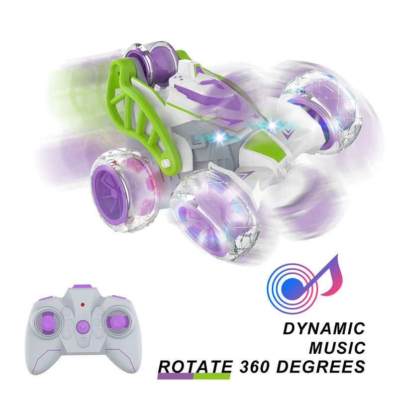 New Remote Control Car RC Stunt Cars With 360 ° Rolling Dancing Rechargeable 2.4Ghz RC Car Toy For Kids Boys Girls Birthday Gift