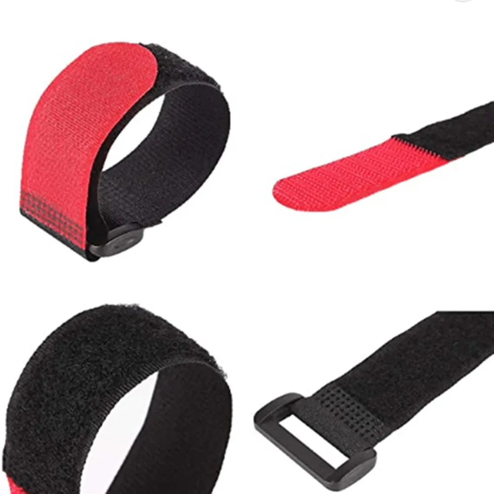 4PCS Rooster Collar Chicken Collars Red + Black Anti-Hook Noise Free Neckband No Crow Noise Neck Belt for Roosters Pet Supplies