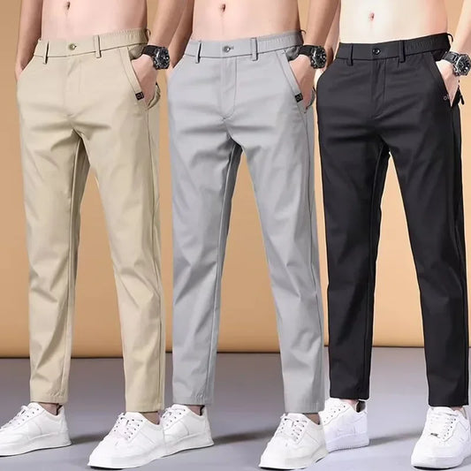 Fashion Men's Summer Suit Pants Casual Korean Men's Pants Joggers Men Streetwear Casual Sports Pants