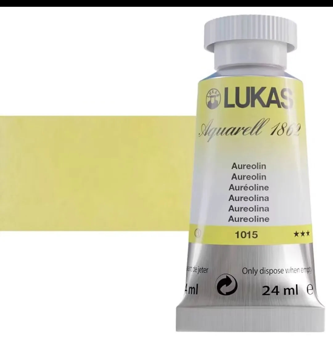 Germany imported LUKAS aquarelle 1862 artist watercolor paint 24ml 70 colors