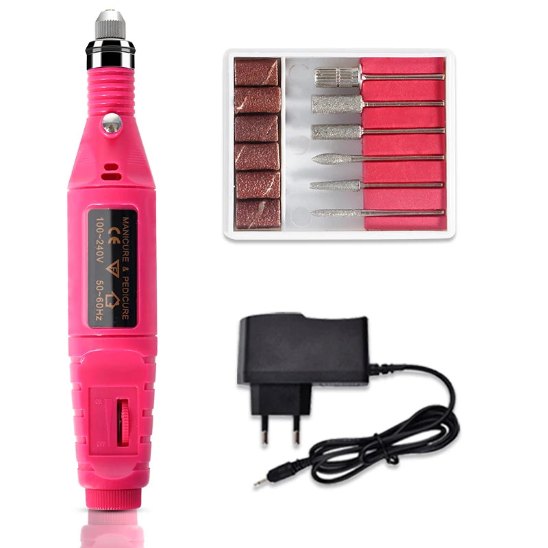 Gel Nail Polish Kit With UV Nail Lamp Electric Nail Drill Machine Soak OFF Gel Nail Kit Base&Top Coat Gel Polish Nail Tool Set