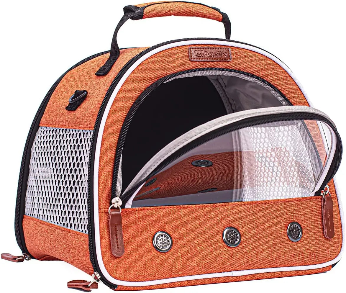 Guinea Pig Carrier, Guinea Pig Travel Cage Small Animals Reptile Travel Carrier Bunny Bird Rat Carrier