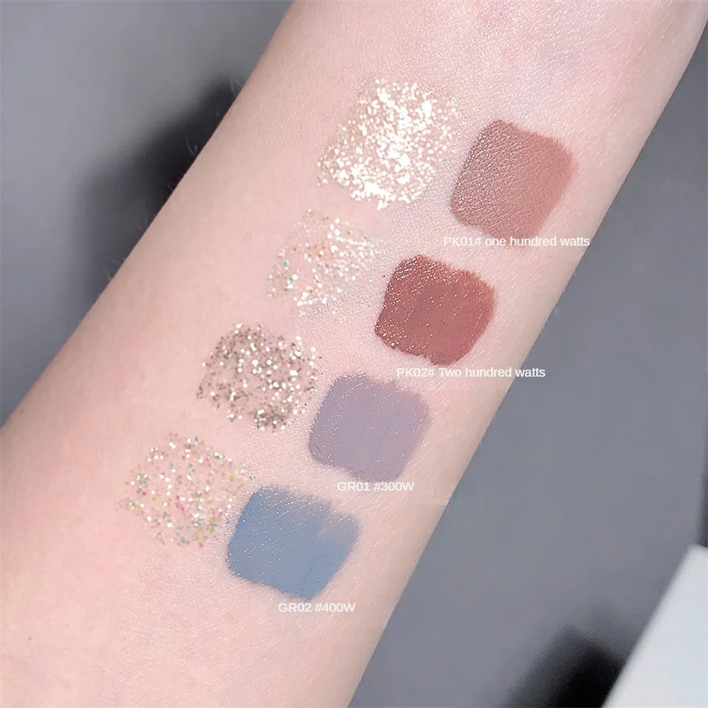 Eye Shadow Palette Glitter Pearly Eyeshadow Palette Nude Long Lasting Korean Charming Eyes Makeup Palette Cosmetics New