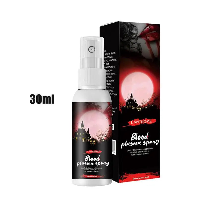 30ml Halloween Fake Blood Spray Face Make Up Scary Halloween Wound Bruises Fake Scars For Cosplay Makeup Fancy Carnival Party