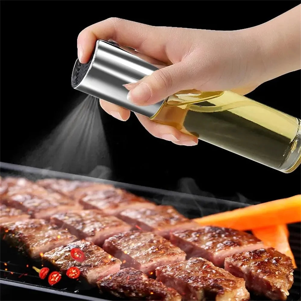 Olive Oil Sprayer Oil Sprayer for Cooking Dressing Spray Grilling Olive Oil Glass Bottle BBQ Baking Kitchen Tool