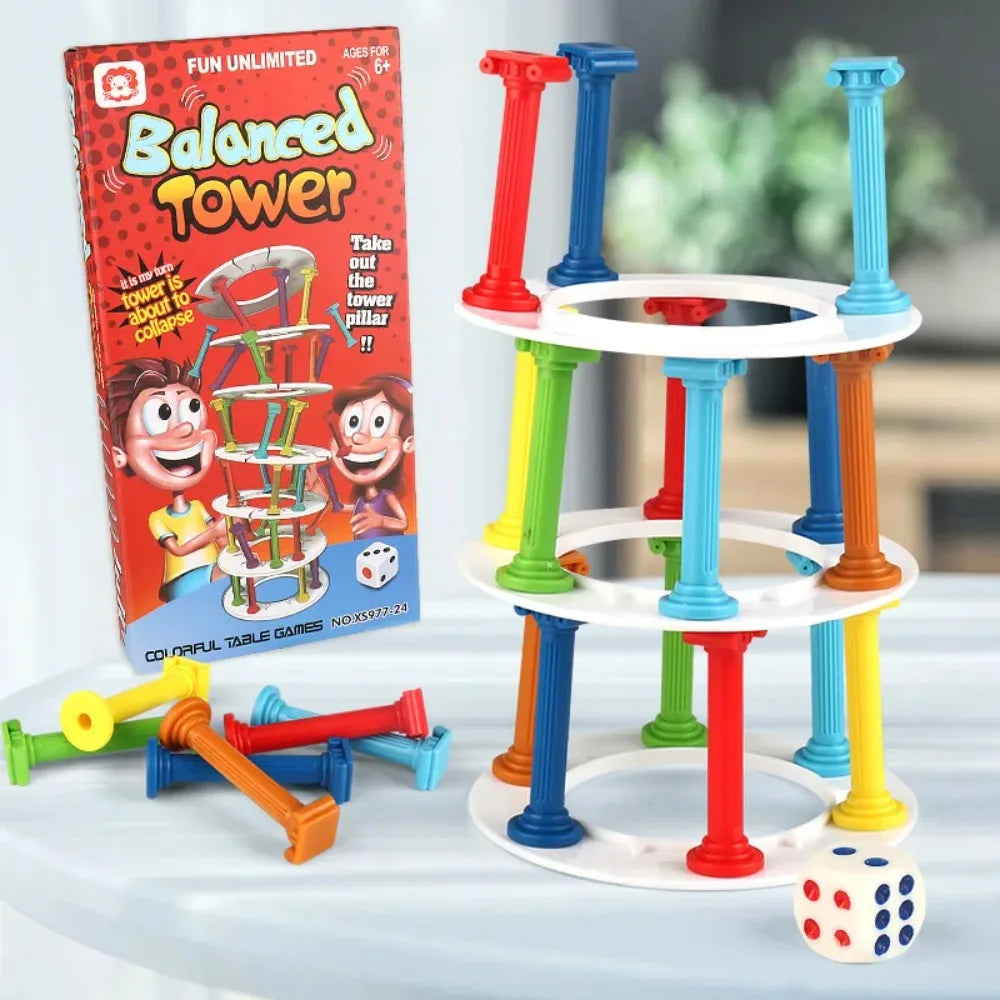 Children's Crazy Impact Tower Game Parent Child Interaction Family Gathering Puzzle Toy Balance Tower Collapse Toy Gift