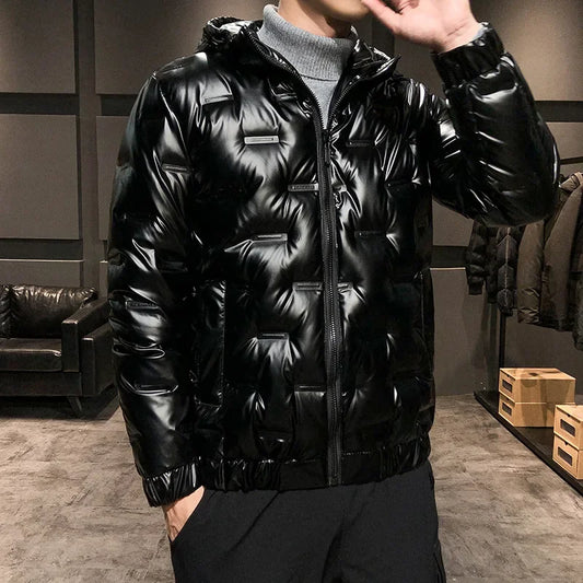 Men Autumn Winter Down Coats Jackets Casual Fashion Hooded Ultralight Warm Down Jacket Waterproof High Quality Men Clothing