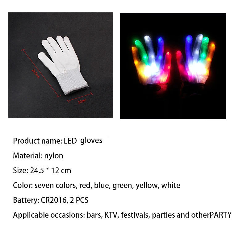 Halloween LED Purge Neon Light Up Mask Costumes Cosplay Mask With LED Gloves Women Men Halloween Decor Full Face Glowing  Mask