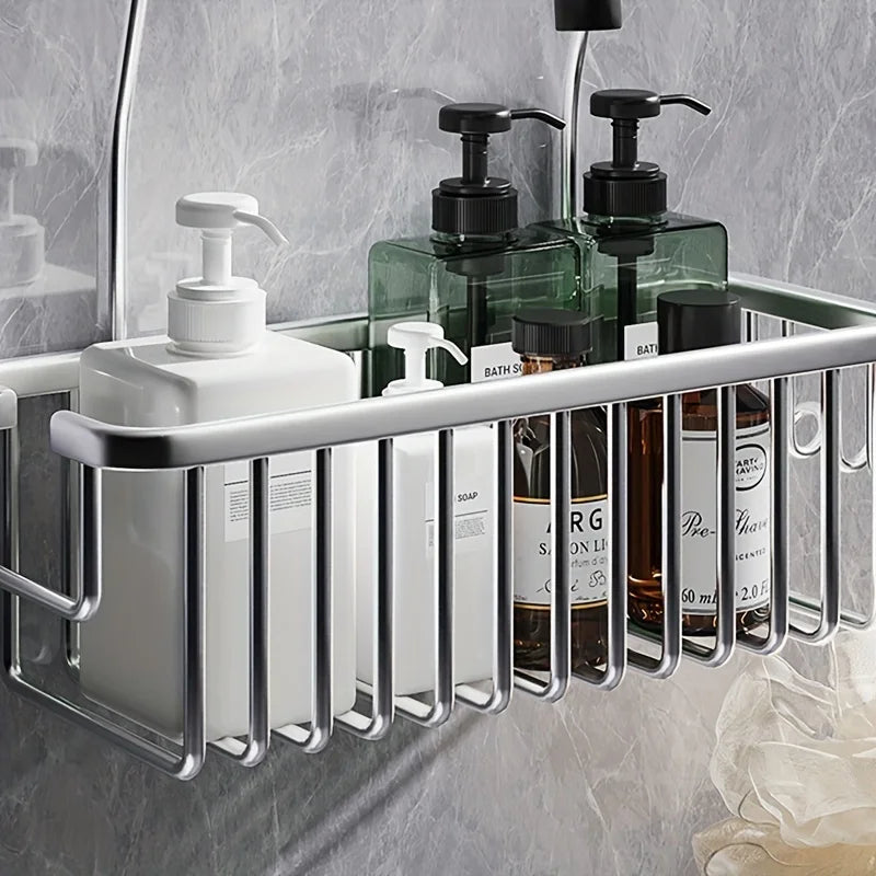 Shower Caddy Organizer Hanging Bathroom Storage Rack Over the Shower Wall Shelf for Shampoo Conditioner and Bathroom Accessories