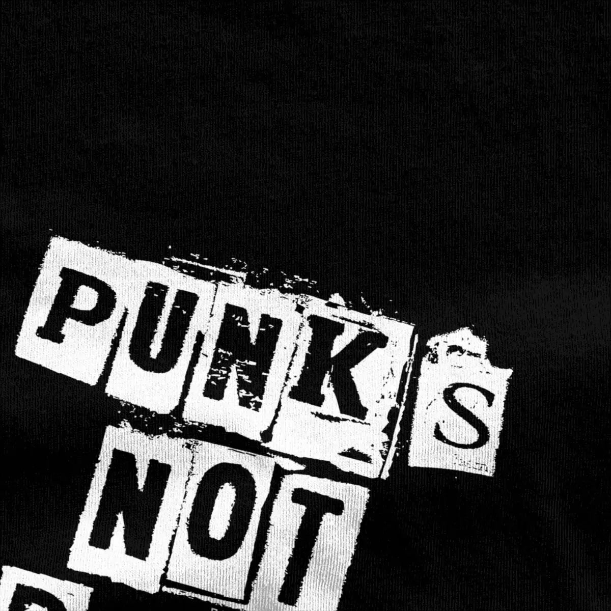 Men Women's T Shirt Punk Rock T-Shirts Fashion Punks Not Dead Summer Tees Vintage Casual Cotton Clothes Birthday Present