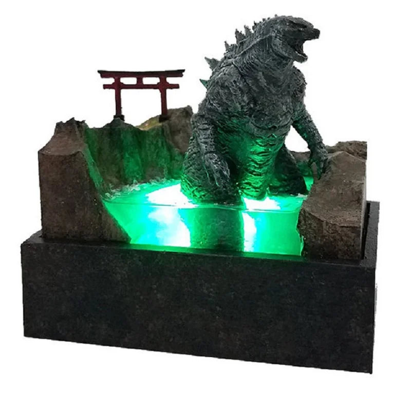 Horror Movie Sculpture Illuminated 3D Model Resin Craft Home Party Decor Statue Figure Halloween Decorations Collection Gifts