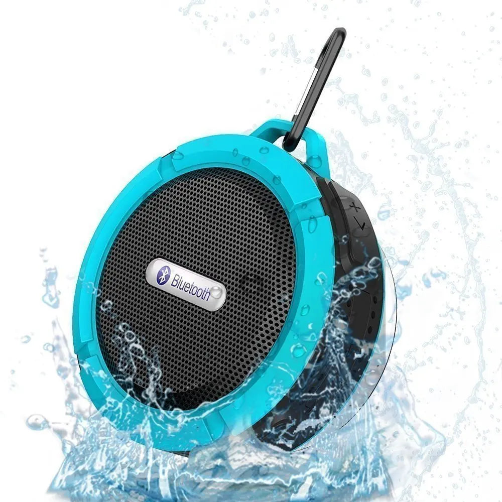 C6 Portable Bluetooth Speaker Wireless Waterproof Suction Cup Outdoor Sport Sound Box Mini Audio Subwoofer TF Mobile Loudspeaker