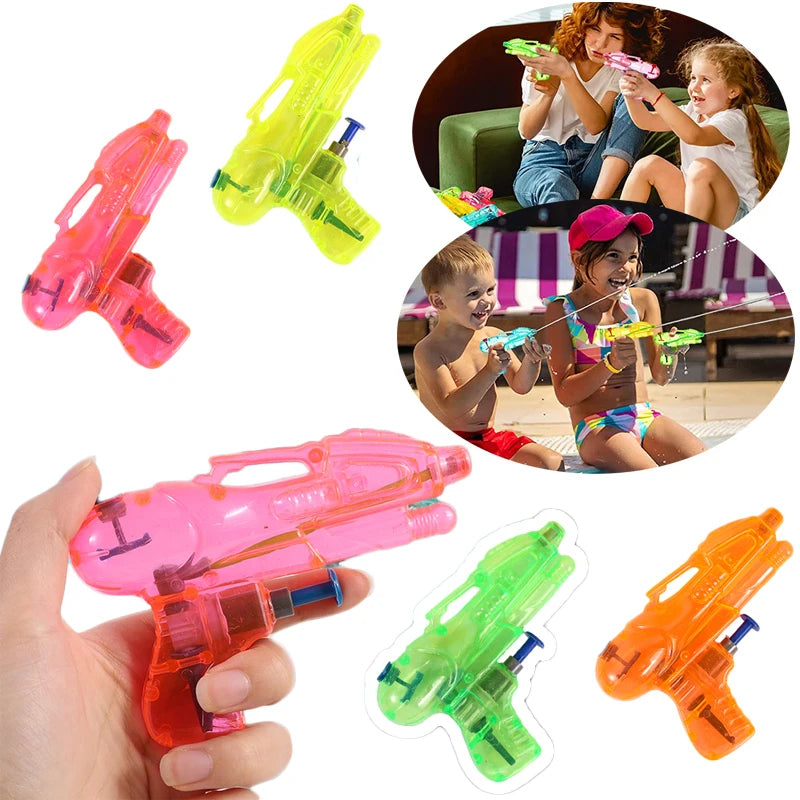 6Pcs Summer Water Gun Fighting Toys Kids Boys Mini Squirt Water Guns Games Outdoor Beach Pool Small Water Playing Game Toys