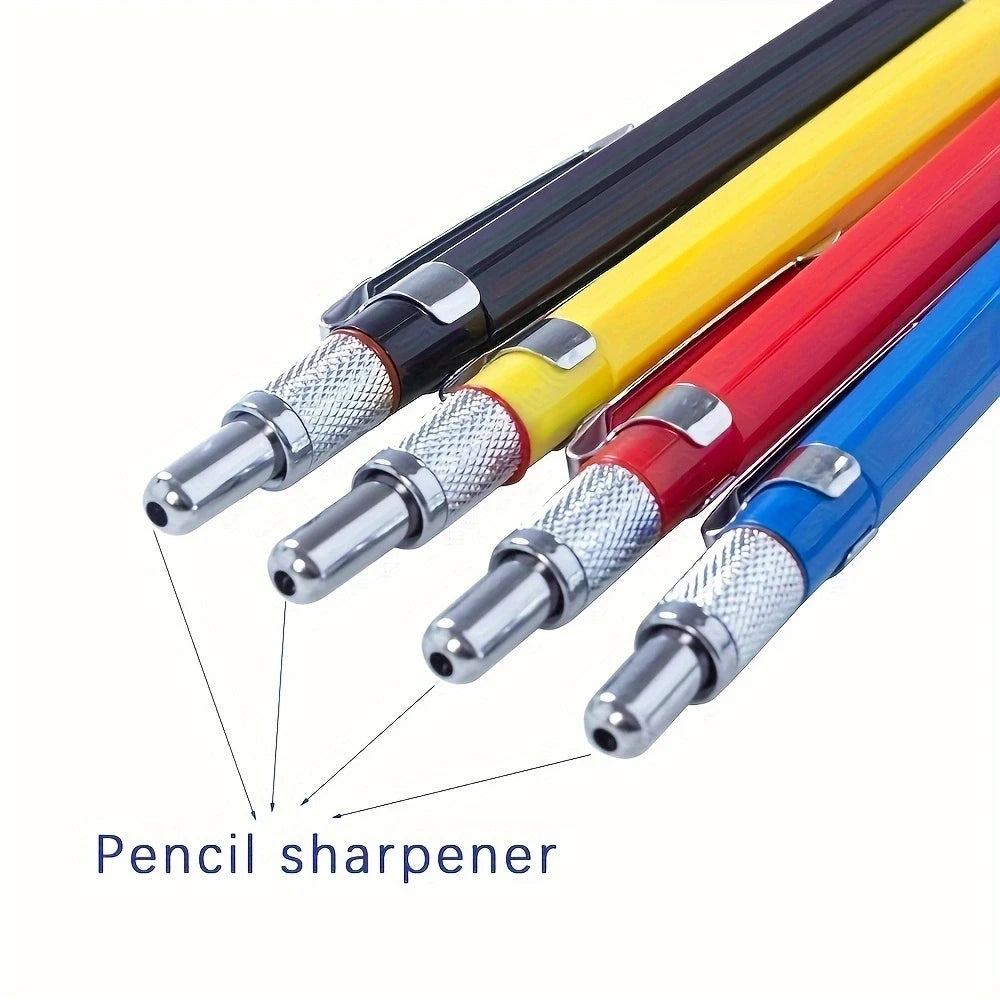 2.0MM Metal Mechanical Pencil with lead Art Drawing Design Automatic Drawing Special Pencil Student Office School Supplies