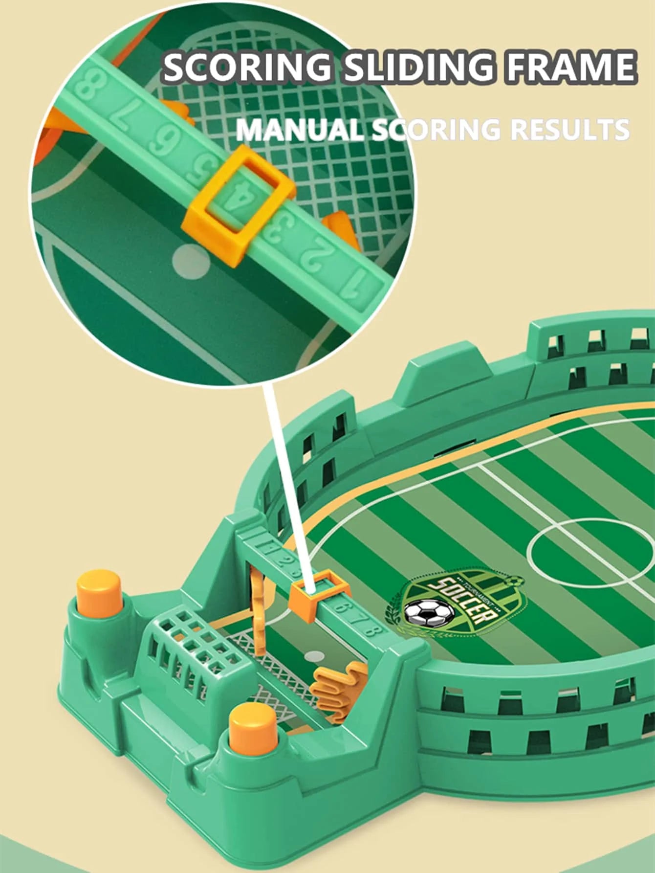 Football Table Mini Tabletop Interactive Game, Soccer Tabletops Competition Sports Games Desktop Catapult Toys for Family Game