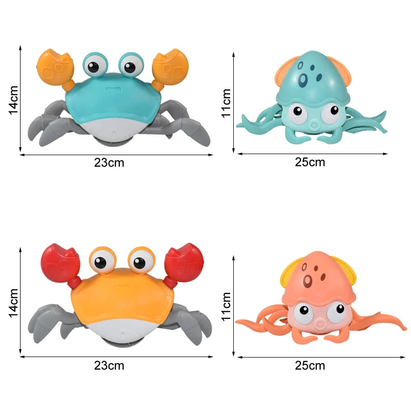 Induction Escape Crab Rechargeable Electric Pet Musical Toys Children'S Toys Birthday Gifts Interactive Toys Learn To Climb Toys