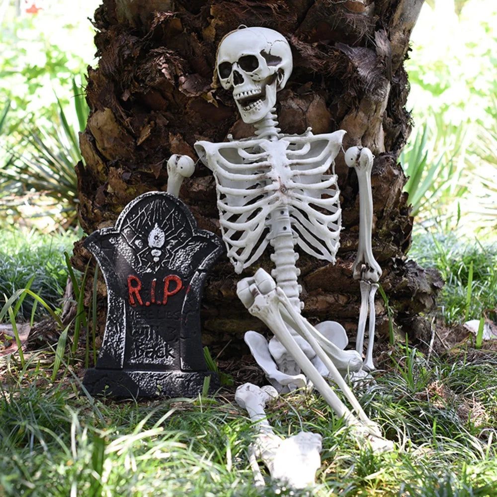 1PCS Halloween Foam RIP Graveyard Tombstone Decor Skeleton Tomb Haunted House Party Prank Prop Yard Outdoor Home Decorations