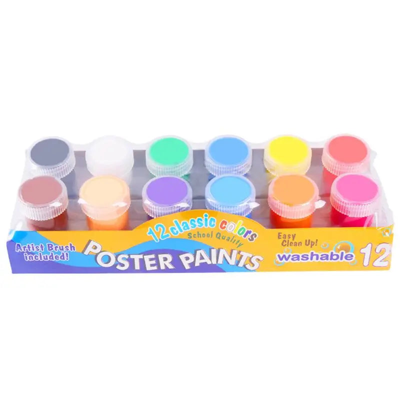 2022 New Finger Painting Pigment Gouache Paint Set for School Student Prize Child Gift