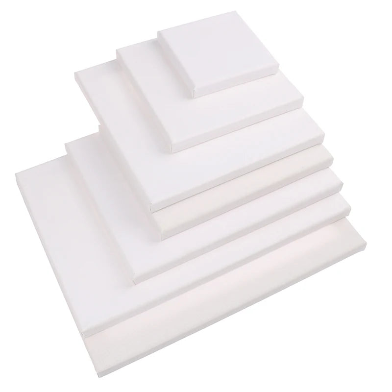 1PC Hot sale 1Piece White Blank Square Artist Canvas For Canvas Oil Painting,Wooden Board Frame For Primed Oil Acrylic Paint