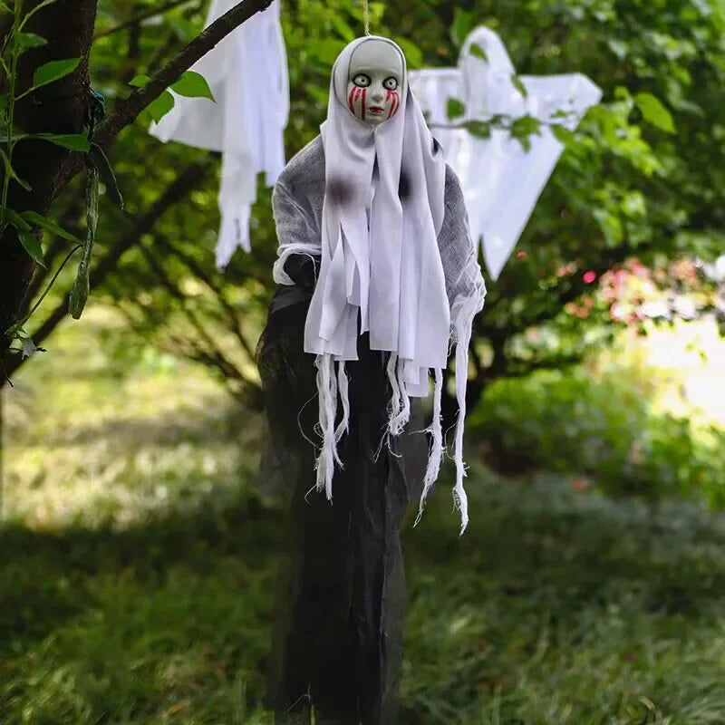 Halloween Hanging Ghost Skeleton Ghost Hanging Decoration Outdoor Yard Ghost House Secret Room Terrifying Outdoor Props