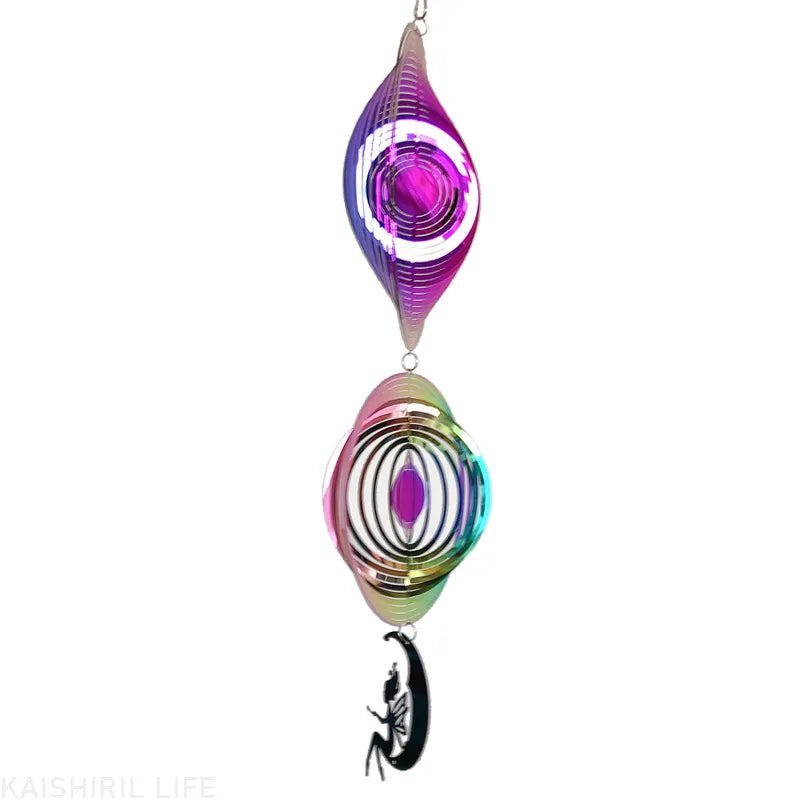 Fairy Wind Chimes Garden Hanging Decorations Outdoor Balcony Wedding Wind Spinner Kawaii House Home Room Decor Valentine's Gift