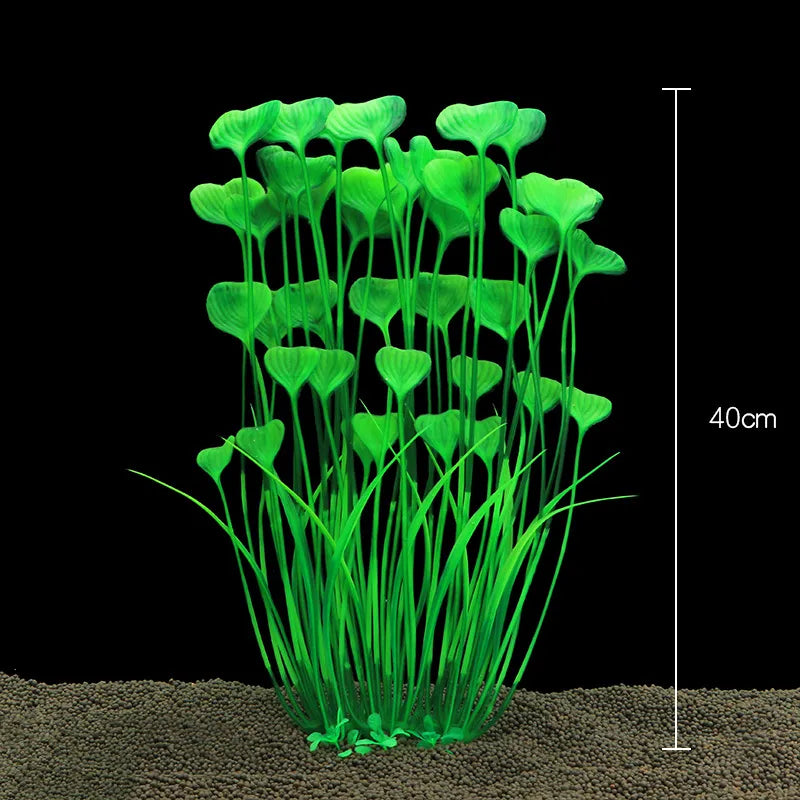 Aquarium Plants Decor Grass Underwater Plastic Artificial Aquatic Plants Ornaments For Fish Tank Aquarium Landscape Decoration