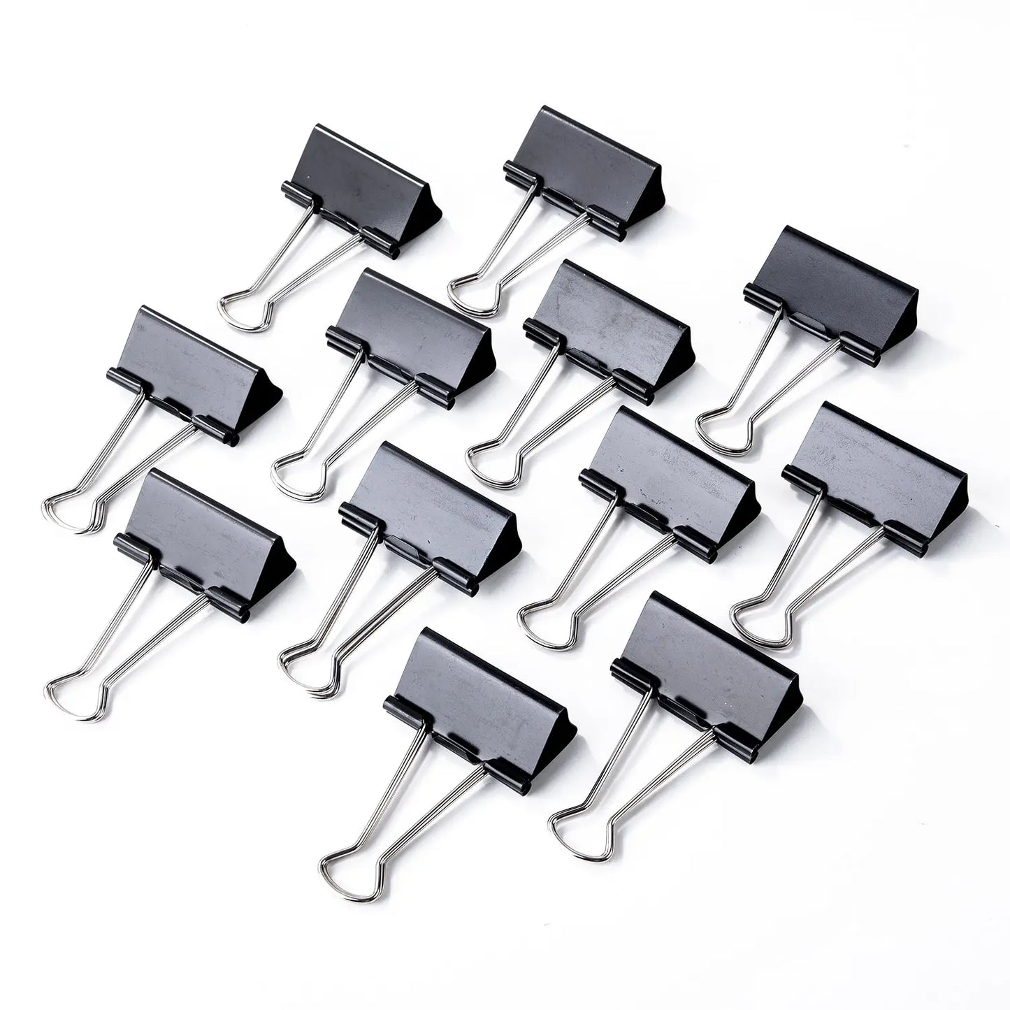 Deli 1box 51mm Effortless Binder Clip Clamps Long Tail Clip Combination Folder Bookmark Paper Ticket Clip School Office Supplies