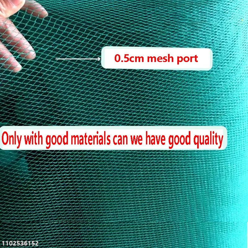 Grid 0.5cm thickening Bird-proof Sheath Grape Cherry Net Fruit Tree Bird-proof Net Orchard Nylon Sheath Hail-proof Net