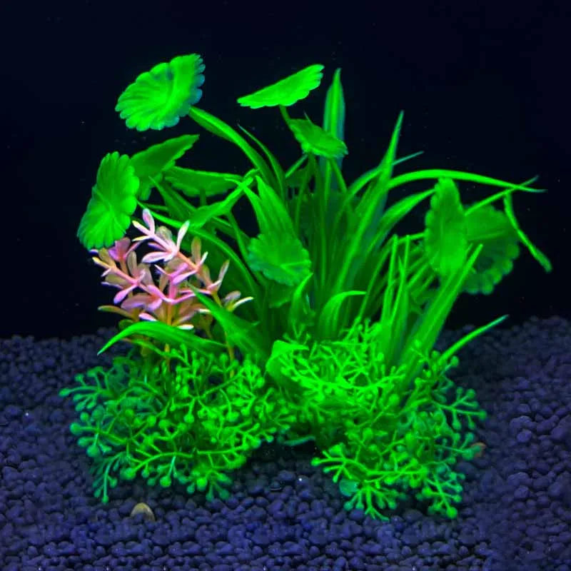 Artificial Aquarium Decor Plants  Water Weeds Ornament Plastic Aquatic Plant Fish Tank Decorate Accessories Aquarium Accesories