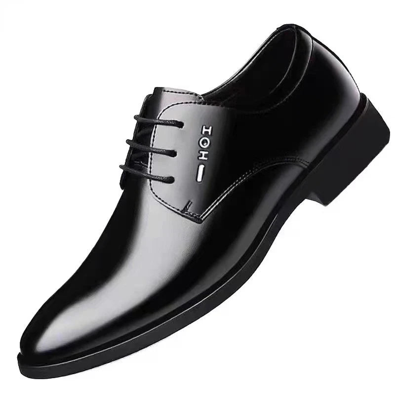 Elegant Men's Dress Shoes 2023 Summer Social Shoes Men's Fashion Elegant Formal Wedding Shoes Men's Set Office Oxford Shoe Men