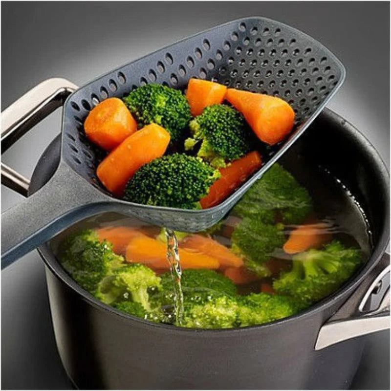 New Arrival Black Nylon Pasta Scoop Strainer Colander Kitchen Appliances Cooking Tools