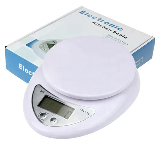 1pc 5kg LED Portable Digital Scale Scales Food Balance Measuring Weight Kitchen Electronic Scales Small Scale Weighing In Grams