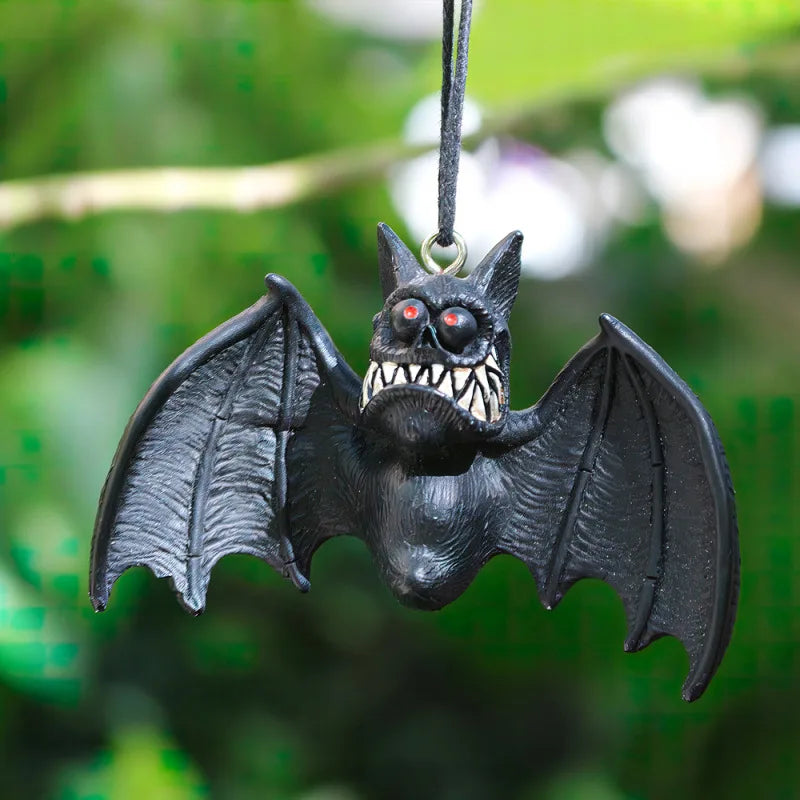 Halloween Ghost Ornament Resin Crafts Bat Pendant Decoration  Halloween Cute Hanging Ghost Scene Decoration Ghost Decoration