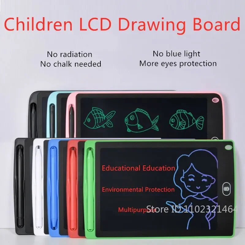 12/8.5/4.4 inch LCD Drawing Tablet For Children's Toys Painting Tools Electronics Writing Board Kids Educational Handwriting Pad