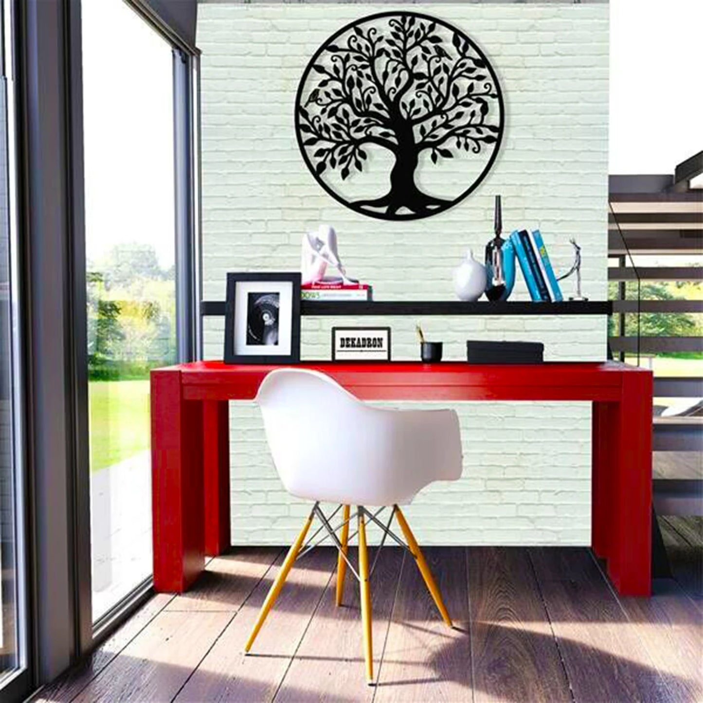 Metal Home Wall Art-Tree of Life Cozinha Decor Family Decoración Hogar Hanging Bedroom Living Room Bathroom Accessories Decor