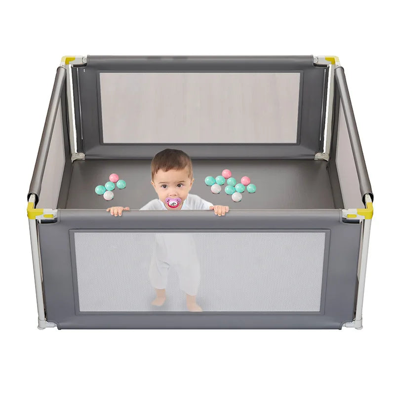 Children's Playpen Baby Crawling Toddler Fence Indoor Home Baby Safety Fence Can Be Lifted and Lowered Unilaterally