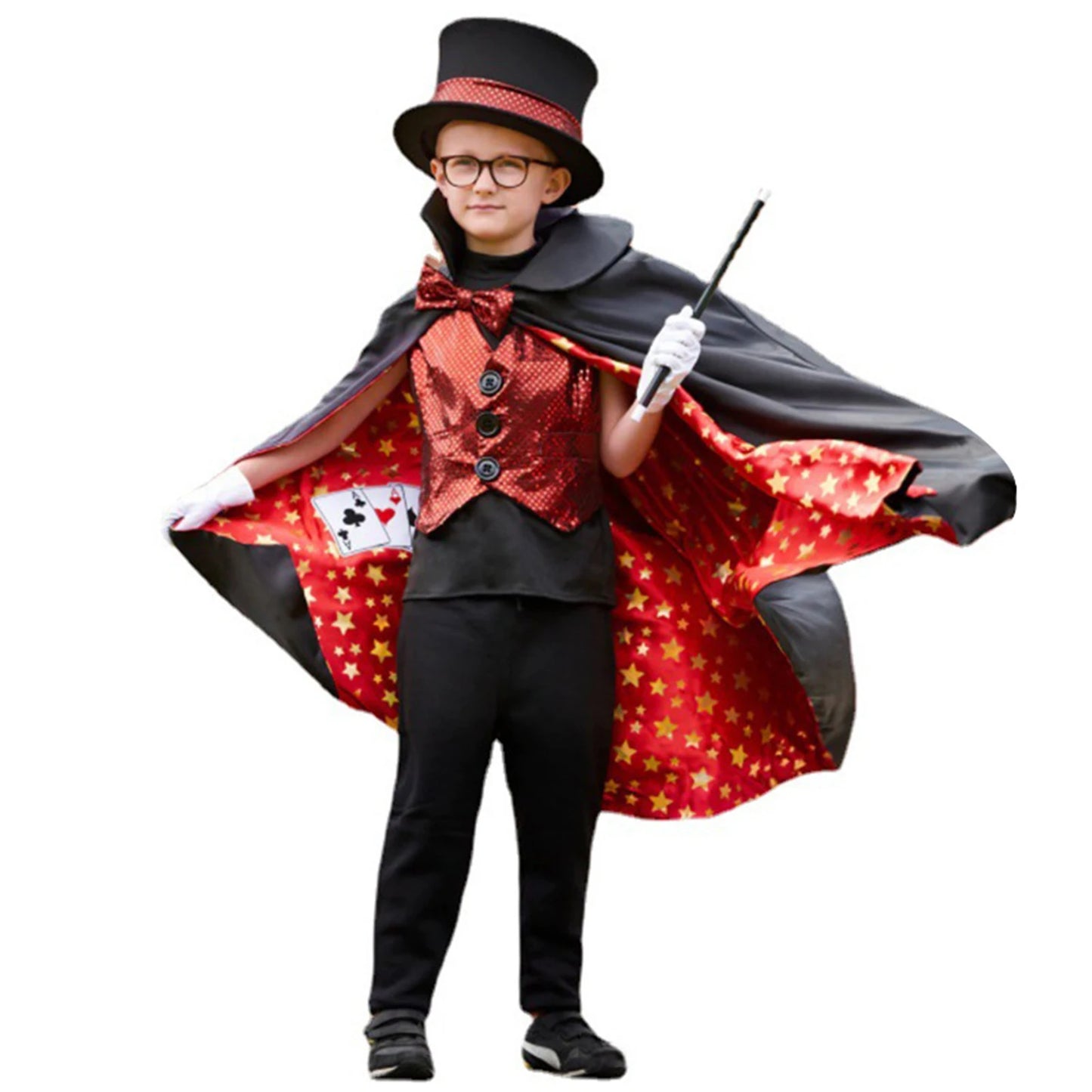 Kids Magician Children Cosplay Costume Uniform Vest Vampire Pants Full Set for Boys Girls Outfit Halloween Carnival Funny Suit