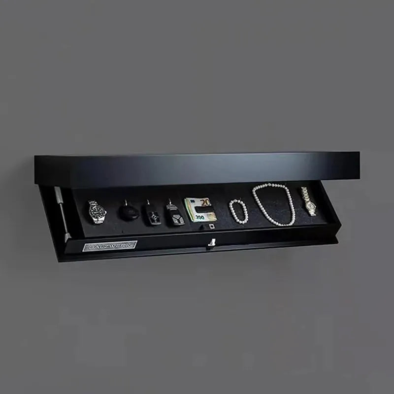 Hidden Shelf With Secret Compartment Floating Wall Shelves Wood Furniture Storage Magic Flap Concealed For Tv Remote Controller