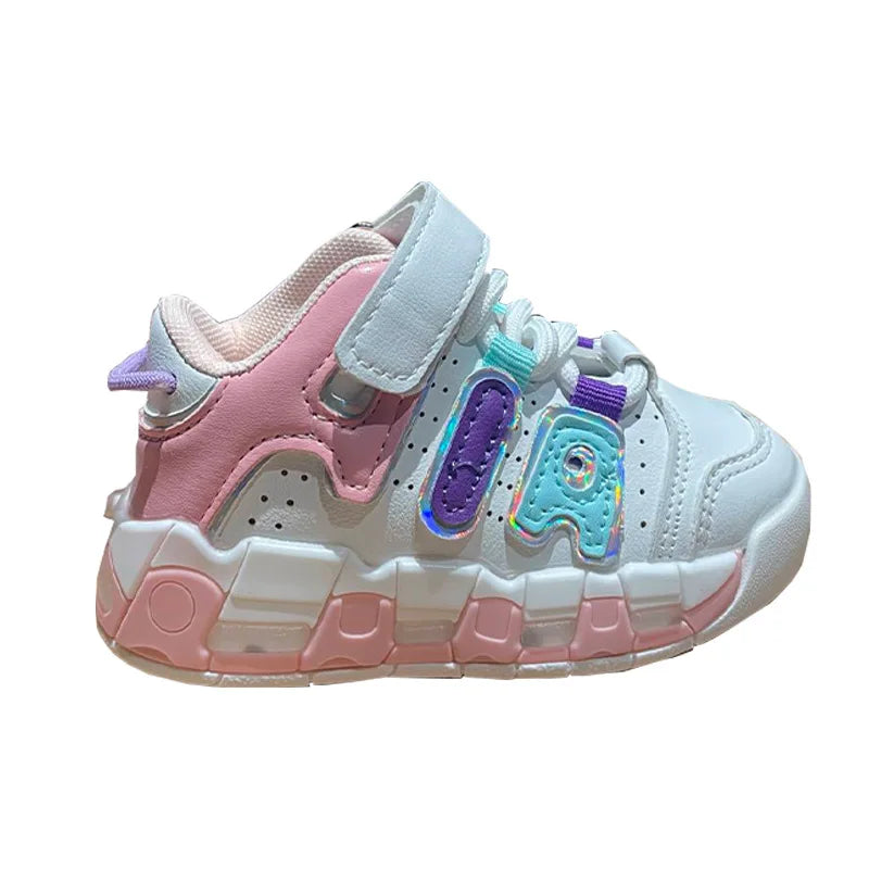 Four Seasons Children's Sneakers Girls Boys Non-slip Sport Shoes Toddler Non-slip Sneakers Casual Soft Shoes Kids Outdoor Sho