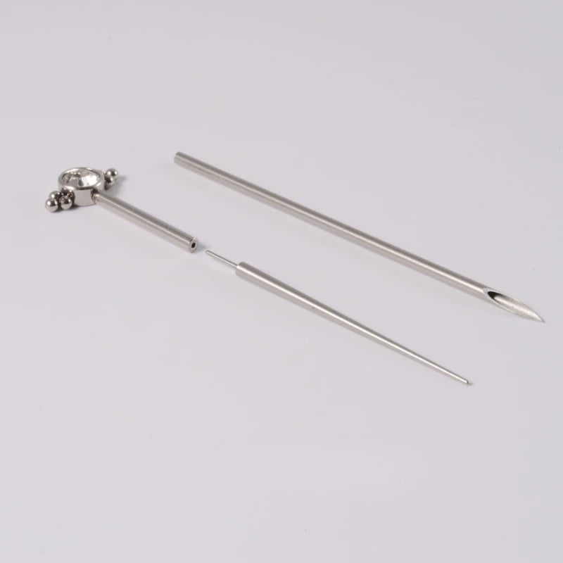 14G/16G/18G Piercing Taper Insertion Pin Piercing Tools Kit Body Piercing Stretching Kit Assistant Tools for Nose Ear