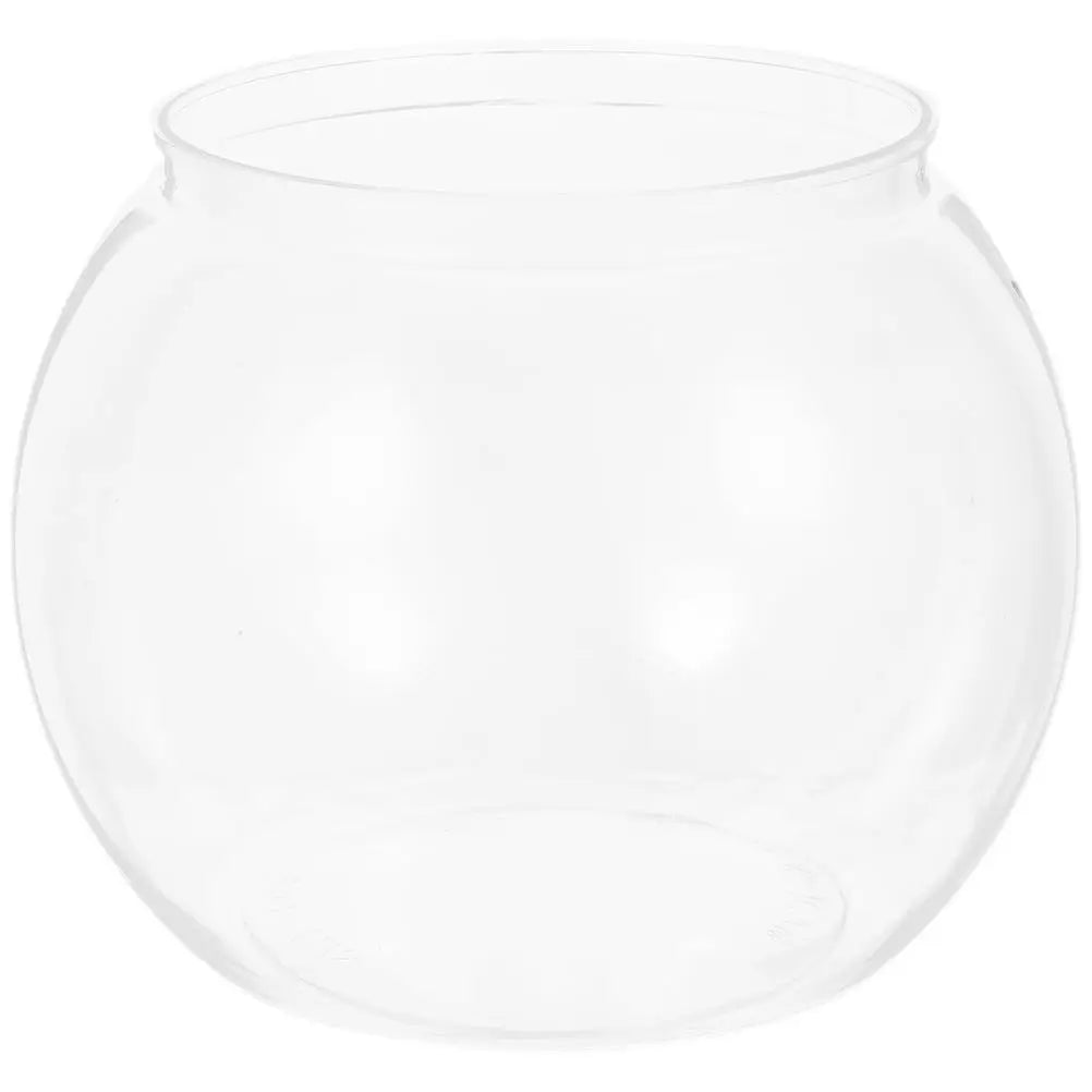 Goldfish Bowl Tank Round Decorations Pots Aquarium Home The Pet Plastic Micro Landscape Office Bubble Fish Bowl Vase Fish Tank