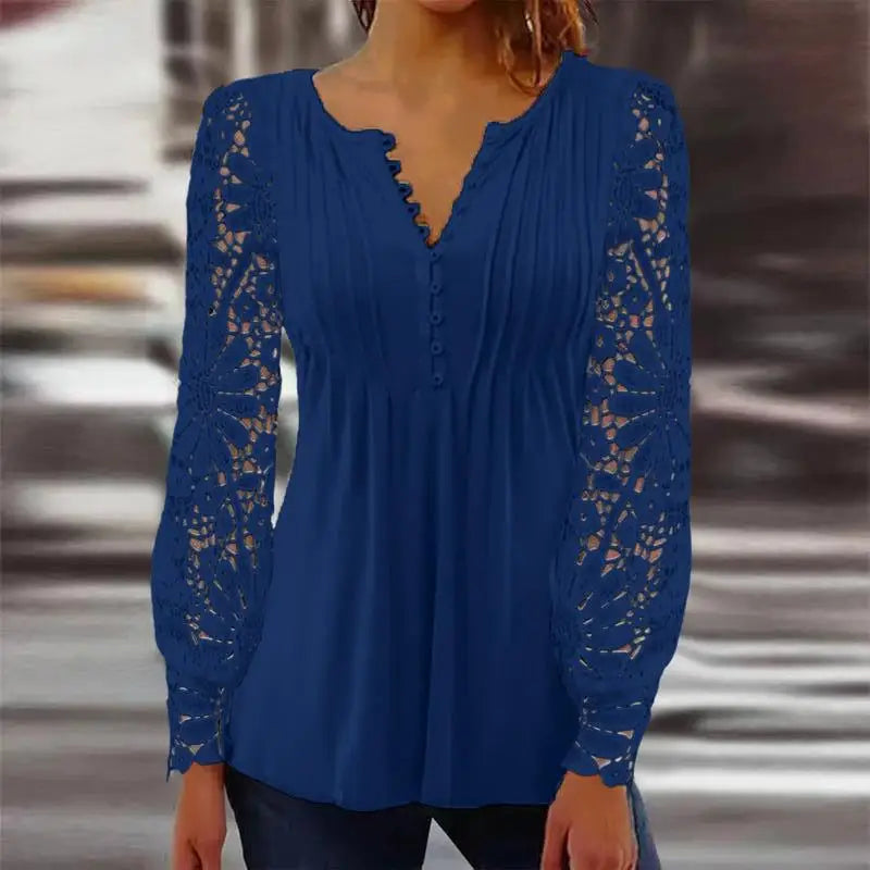 Shirts for Women Clothes Vintage Y2k Tops Spring Fashion T-shirts Casual Elegant Lace Autumn Women Clothing Spring Streetwear